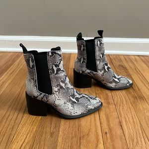 Tony Bianco Sabrine Snakeskin booties